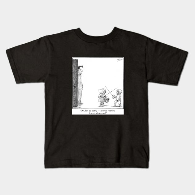 Midnight Fencing Kids T-Shirt by blisscartoons